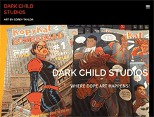 Tablet Screenshot of darkchildstudios.com